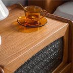 Evelyn Solid Wood Bedside Table