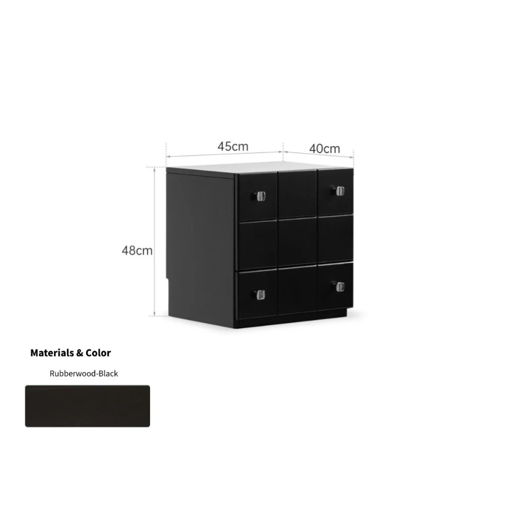 George Solid Wood Bedside Table