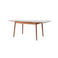 Hana Extendable Solid Wood Sintered Stone Dining Table