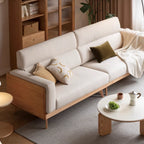 Haru 3 Seater Fabric Sofa