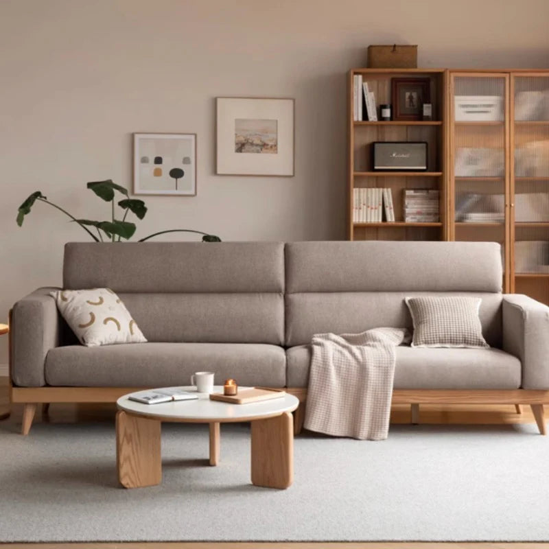 Haru 3 Seater Fabric Sofa