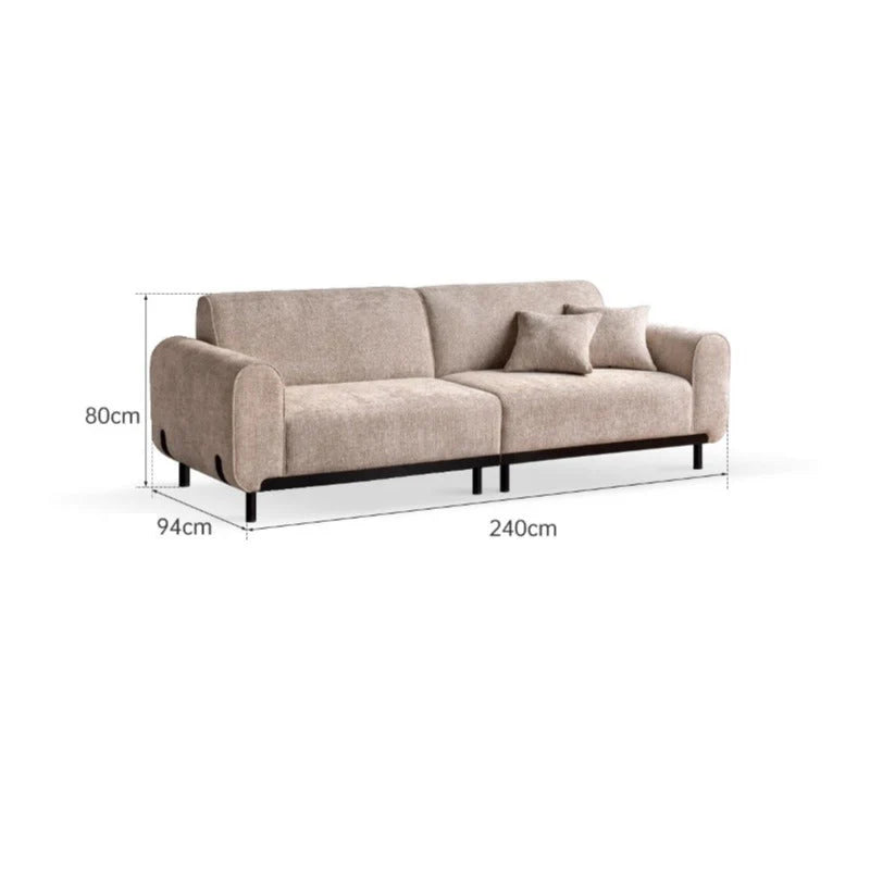 Henley 3 Seater Fabric Sofa