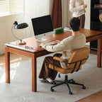 Hudson Solid Wood Office Table with Storage