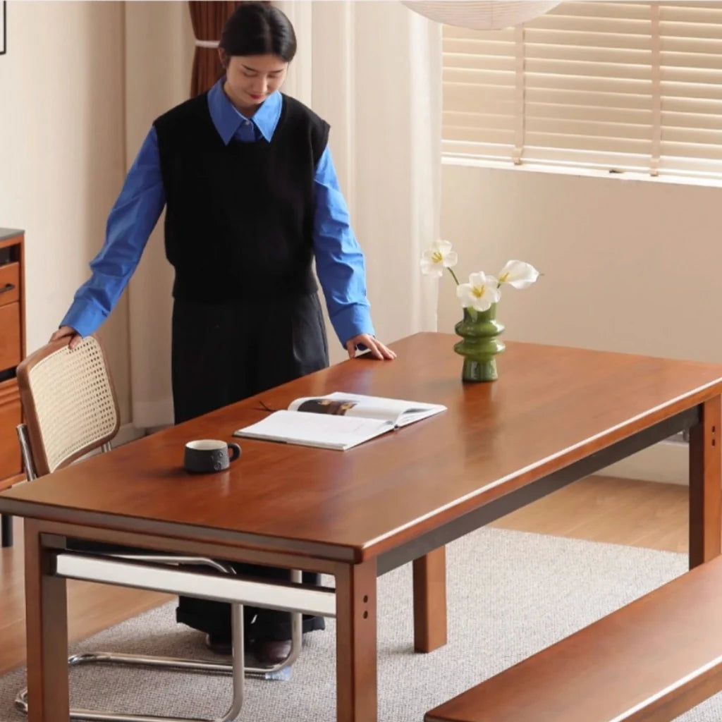 Johannes Solid Wood Dining Table