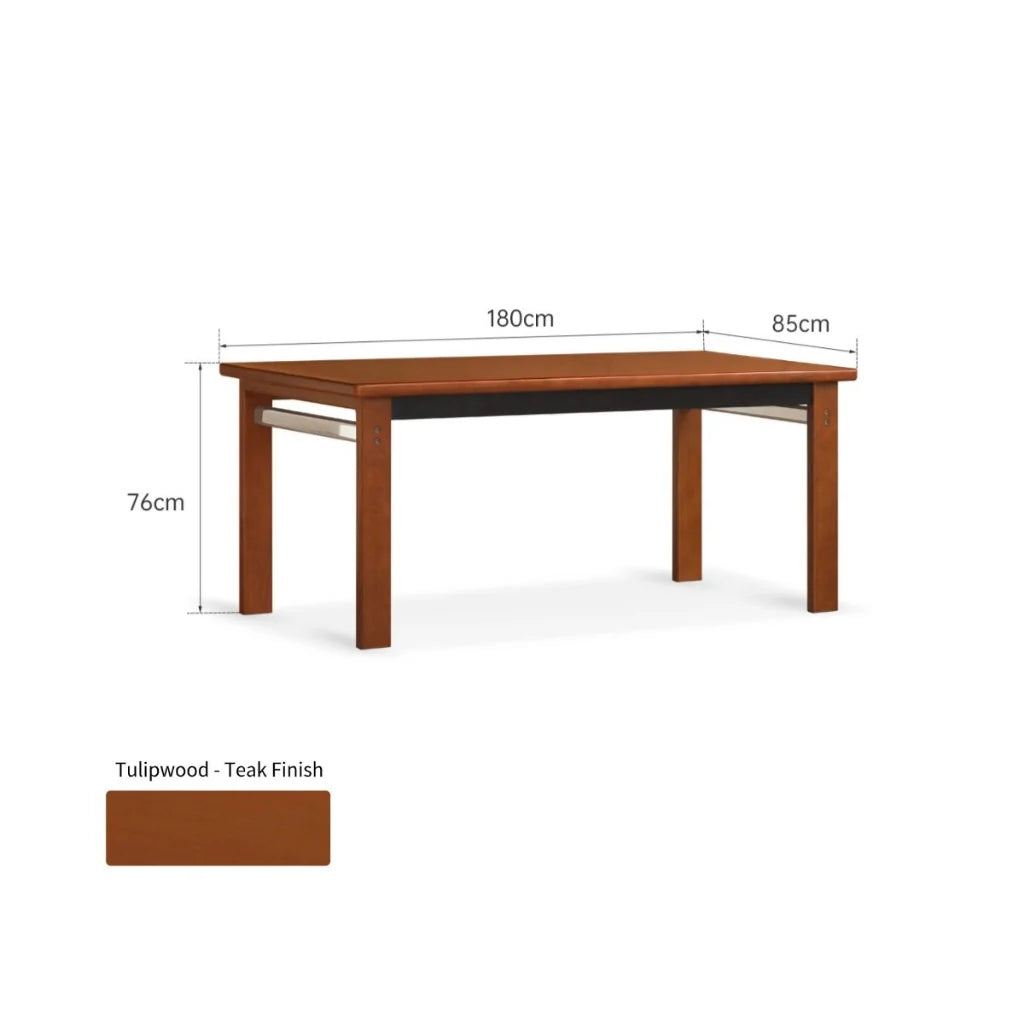 Johannes Solid Wood Dining Table