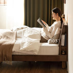 Jules Solid Oak Wood Bed Frame