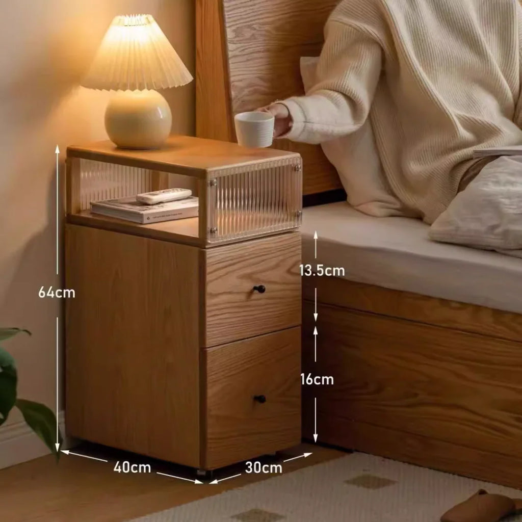 Julian Solid Wood Bedside Table