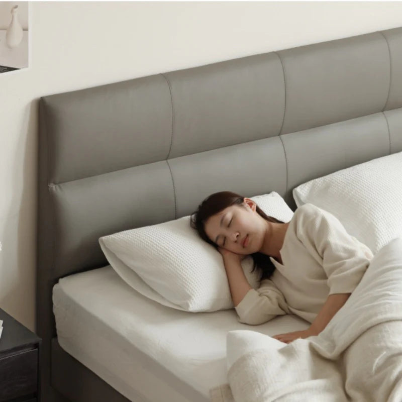 Kazo Leather Bed