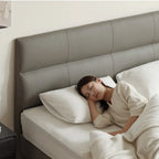 Kazo Leather Bed
