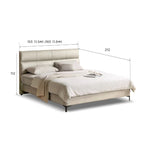 Kazo Leather Bed
