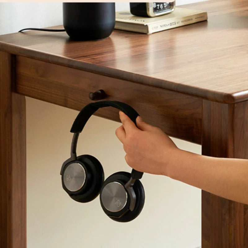 Kei Solid Walnut Wood Desk