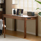 Kei Solid Walnut Wood Desk