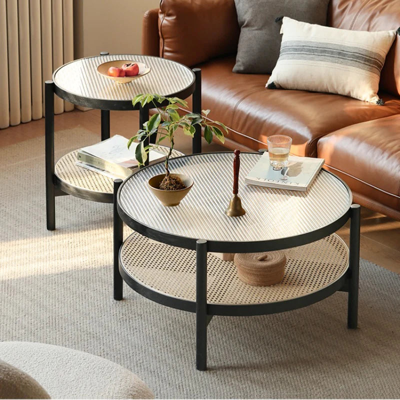 Kuro Rattan Nesting Coffee Table