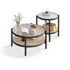 Kuro Rattan Nesting Coffee Table