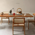 Lana Floating Solid Wood Dining Table