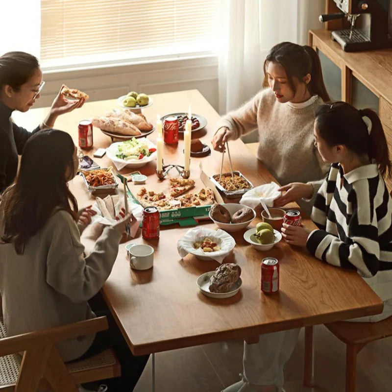 Lana Floating Solid Wood Dining Table