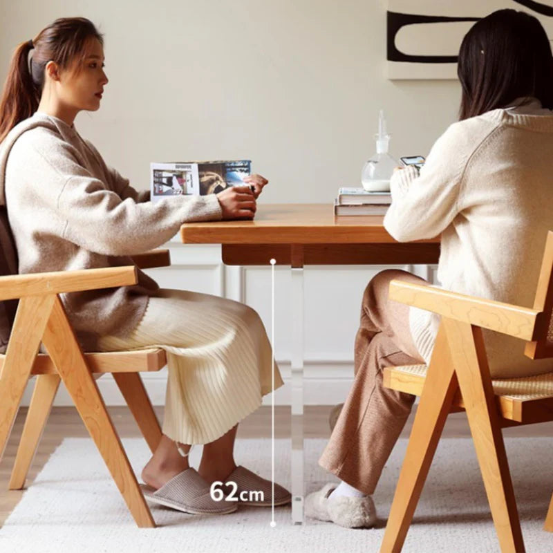Lana Floating Solid Wood Dining Table