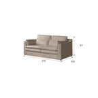 Laurel 3 Seater Fabric Sofa