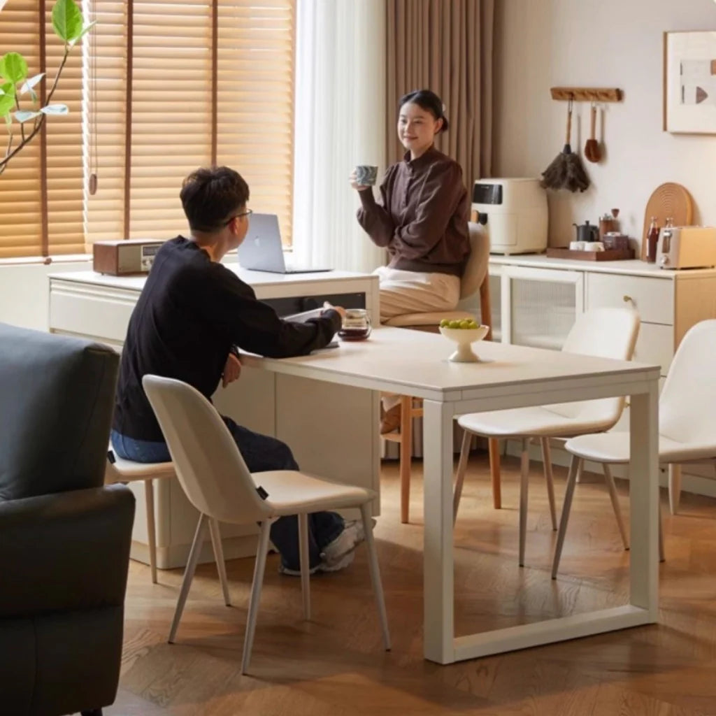 Laurel Sintered Stone Island and Extendable Dining Table