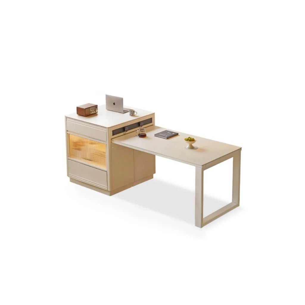 Laurel Sintered Stone Island and Extendable Dining Table
