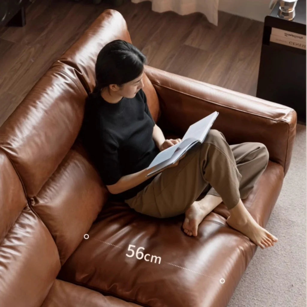 Lawrence 3 Seater Leather Sofa
