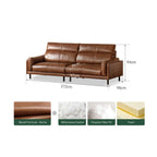 Lawrence 3 Seater Leather Sofa