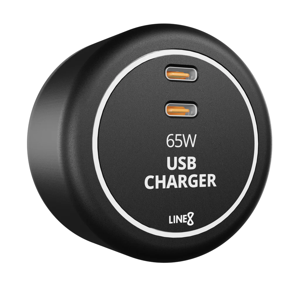 Line8 CHG-65 GaN USB Charger