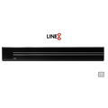 Line8 Model SL Surface Light Power Track - Black Hairline Finish