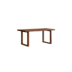 Ludwig Black Walnut Wood Dining Table