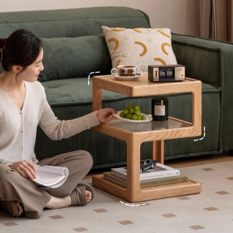 Luther Solid Wood Side Table