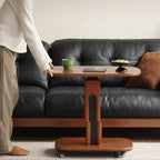 Maslow Solid Wood Height-Adjustable Side Table