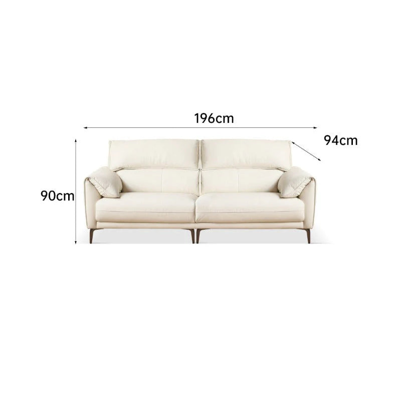 Milan 3 Seater Leather Sofa