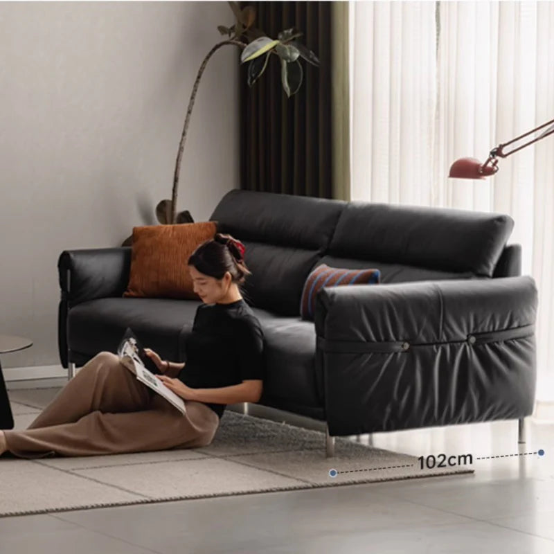 Milano 3 Seater Leather Sofa