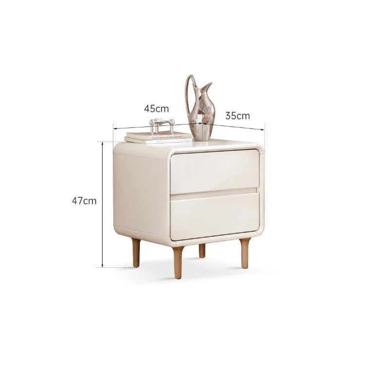 Modori Solid Wood Bedside Table