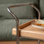 Noah Solid Oak Bar Cart