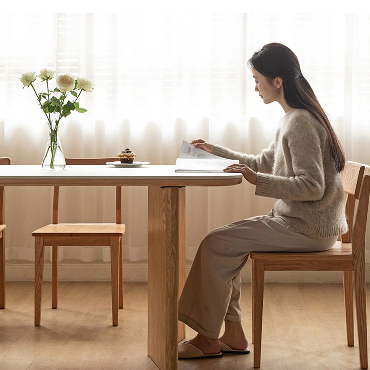 Odelia Sintered Stone Dining Table