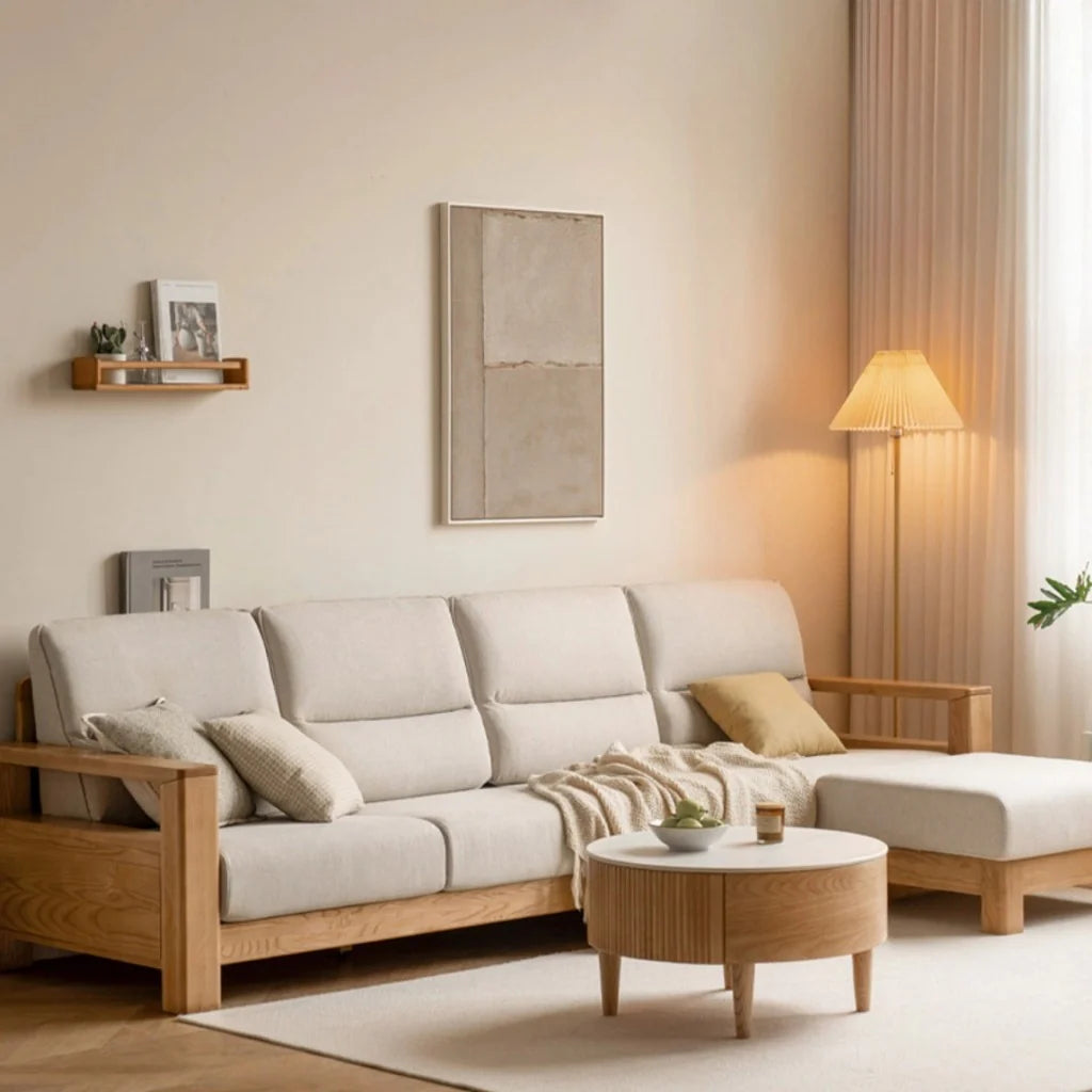 Paloma Solid Wood Sofa
