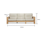 Paloma Solid Wood Sofa