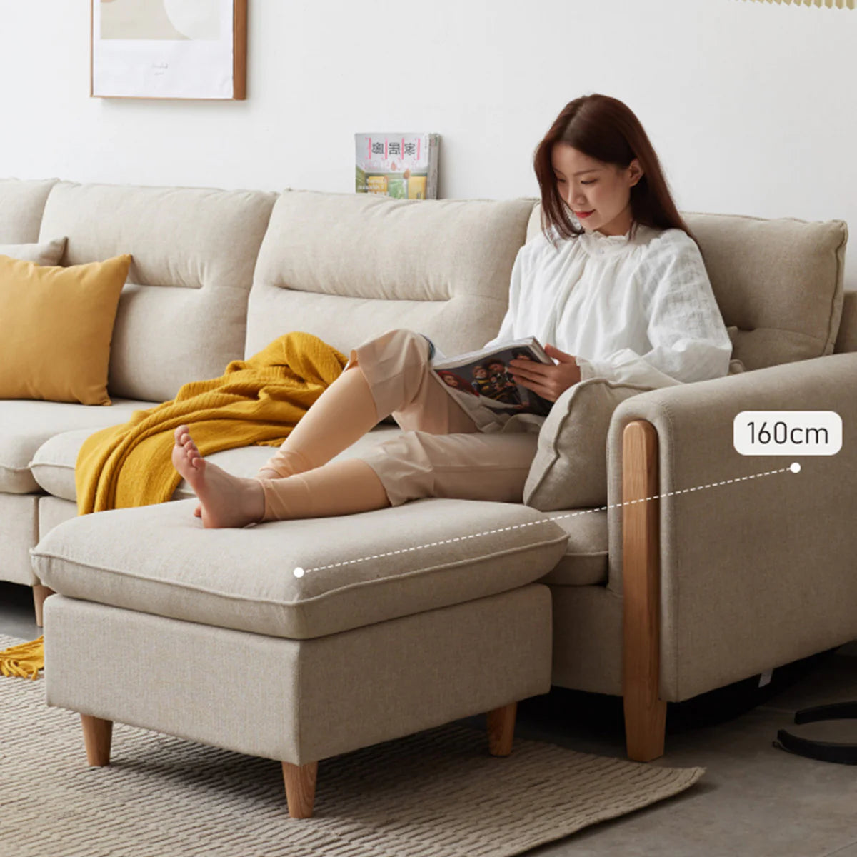 Quella 3 Seater Sectional Sofa