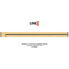 Line8 Model R Recessed Power Track - American Spruce Finish