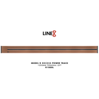 Line8 Model R Recessed Power Track - Rose Gold Finish