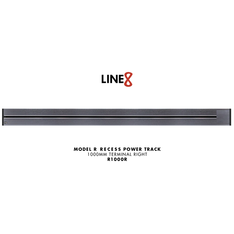 Line8 Model R Recessed Power Track - Galaxy Blue