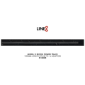 Line8 Model R Recessed Power Track - Spanish Black Marble Finish