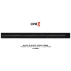 Line8 Model R Recessed Power Track - Spanish Black Marble Finish