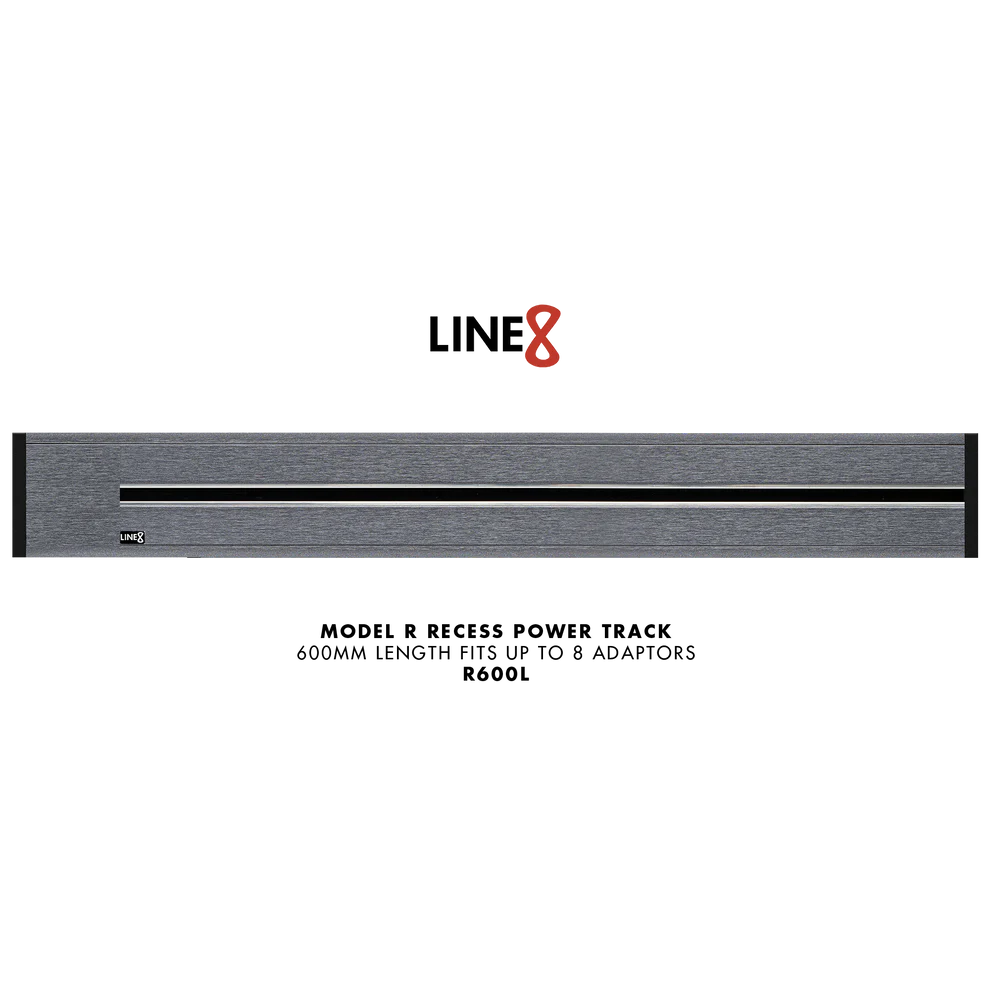 Line8 Model R Recessed Power Track - Galaxy Blue