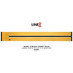 Line8 Model R Recessed Power Track - Gold Hairline Finish