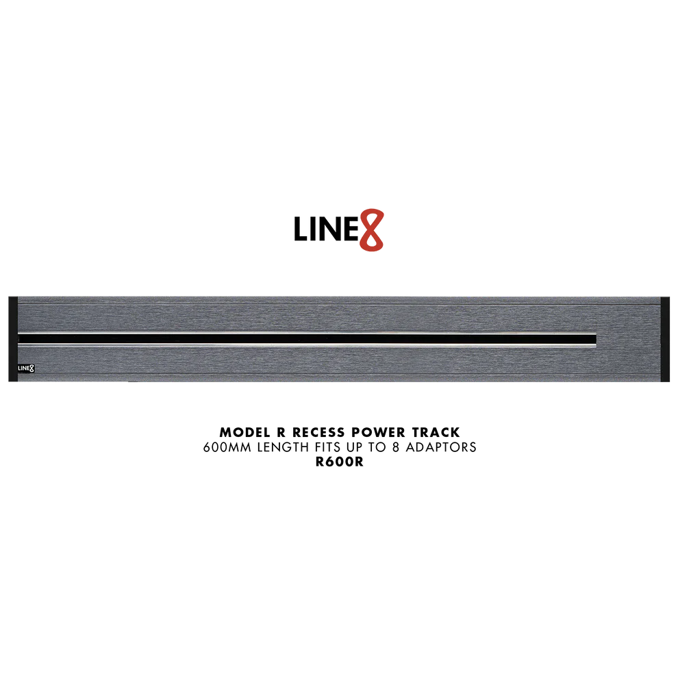 Line8 Model R Recessed Power Track - Galaxy Blue