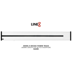 Line8 Model R Recessed Power Track - Pearl White Finish