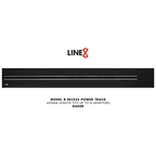 Line8 Model R Recessed Power Track - Black Hairline Finish