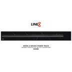 Line8 Model R Recessed Power Track - Spanish Black Marble Finish